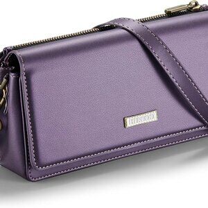 Small Crossbody Phone Purse, Women's RFID Crossbody Wallet Wristlet Purse with P